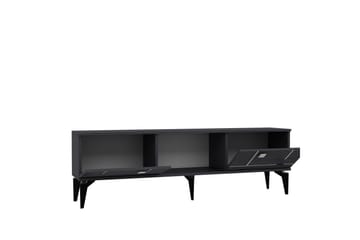 Varno Tv-bänk 150 cm - Antracit/Silver - Möbler - TV- & Mediamöbler - TV bänk & mediabänk