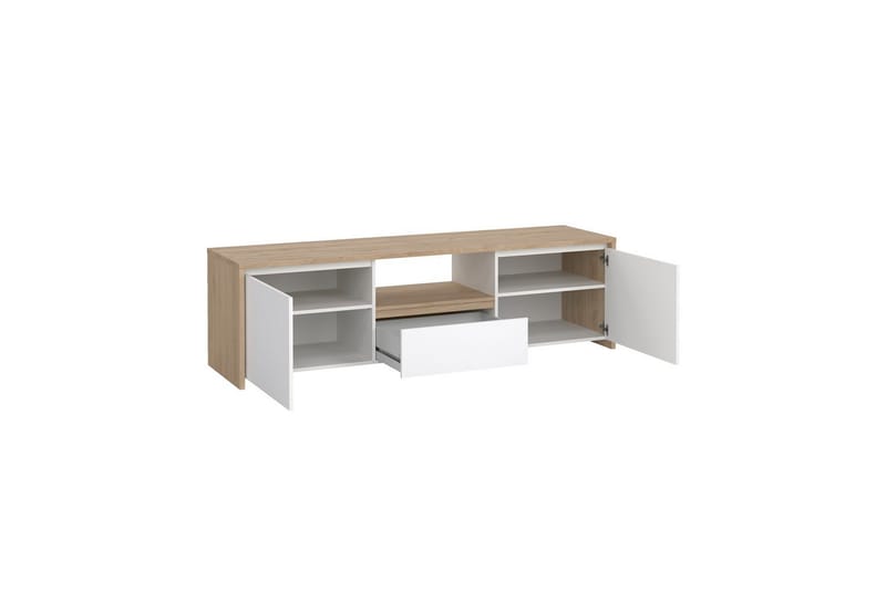 Varun Tv-stativ 51 cm - Vit/Rödfärgat trä - Möbler - TV- & Mediamöbler - Mediastativ & väggfäste - Tv-stativ & Tv-väggfäste