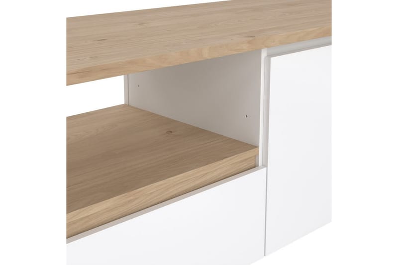 Varun Tv-stativ 51 cm - Vit/Rödfärgat trä - Möbler - TV- & Mediamöbler - Mediastativ & väggfäste - Tv-stativ & Tv-väggfäste