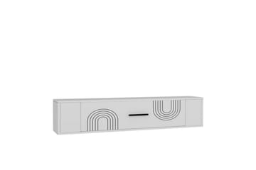 Veyra Tv-stativ 120x26 cm - Vit - Möbler - TV- & Mediamöbler - Mediastativ & väggfäste - Tv-stativ & Tv-väggfäste
