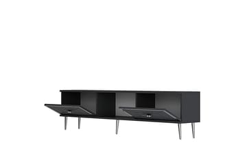 Virdel Tv-bänk 150 cm - Antracit/Silver - Möbler - TV- & Mediamöbler - TV bänk & mediabänk