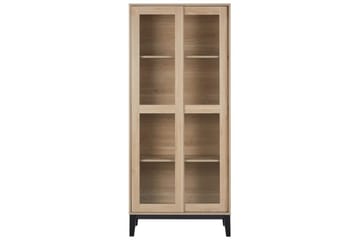 Vitrinskåp Rumson Ljus trä - Ljus trä - Förvaring - Skåp - Vitrinskåp