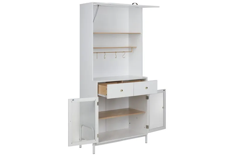 Vitrinskåp Parlin - Förvaring - Skåp - Vitrinskåp