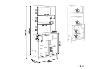 Vitrinskåp Parlin - Förvaring - Skåp - Vitrinskåp