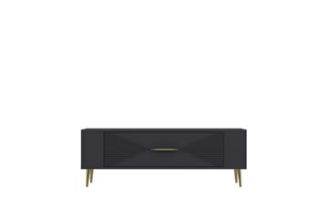 Vornis Tv-bänk 120 cm - Antracit/Guld - Möbler - TV- & Mediamöbler - TV bänk & mediabänk