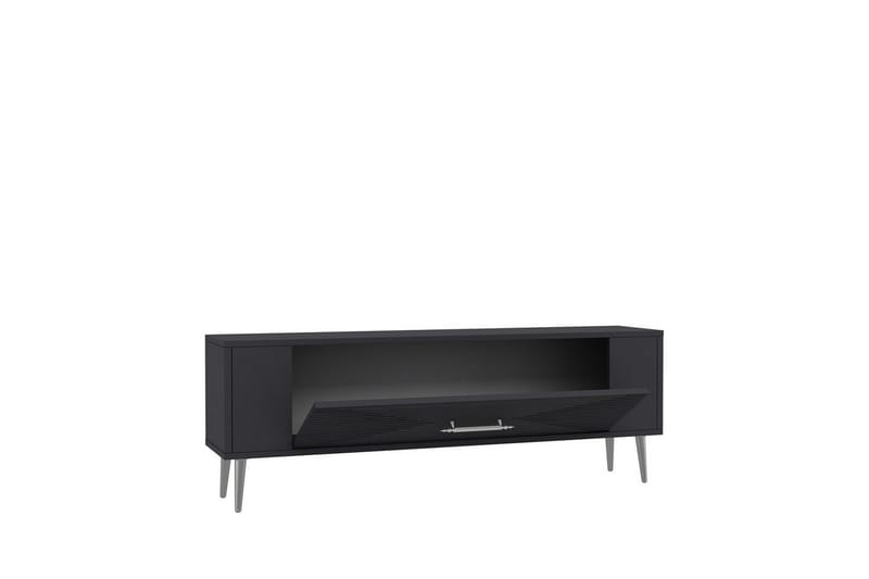 Vornis Tv-bänk 120 cm - Antracit/Silver - Möbler - TV- & Mediamöbler - TV bänk & mediabänk