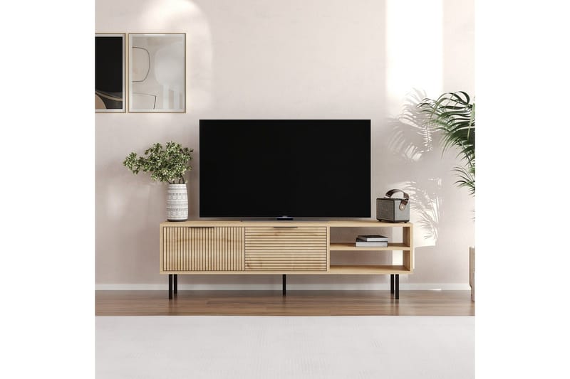 Wenus Tv-bänk 150 cm - Ek - Möbler - TV- & Mediamöbler - TV bänk & mediabänk