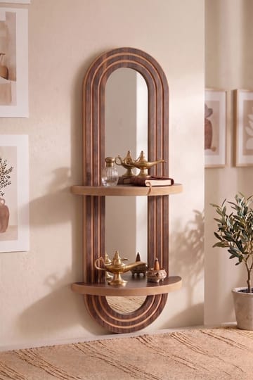 Zayra Vägghylla 26x70 cm - Brun - Förvaring - Hylla - Vägghylla