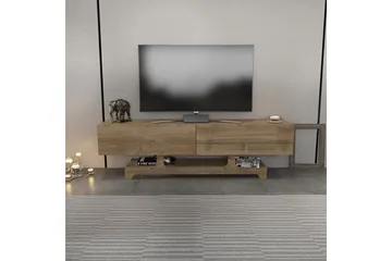 Zira Tv-bänk 160 cm - Valnöt - Möbler - TV- & Mediamöbler - TV bänk & mediabänk