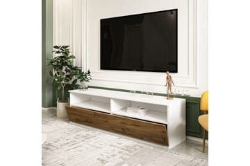 Zylen Tv-bänk 144 cm - Vit/Natur - Möbler - TV- & Mediamöbler - TV bänk & mediabänk