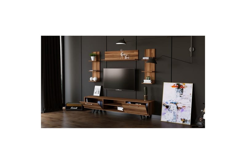 Zyrosen Tv-bänk 180 cm - Natur - Möbler - TV- & Mediamöbler - TV bänk & mediabänk