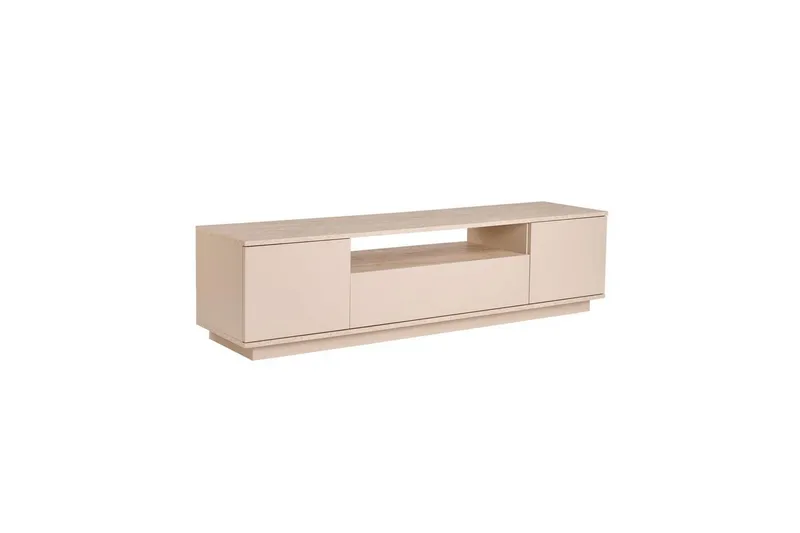 Meni Tv-bänk 180 cm, Mörkbrun/Taupe
