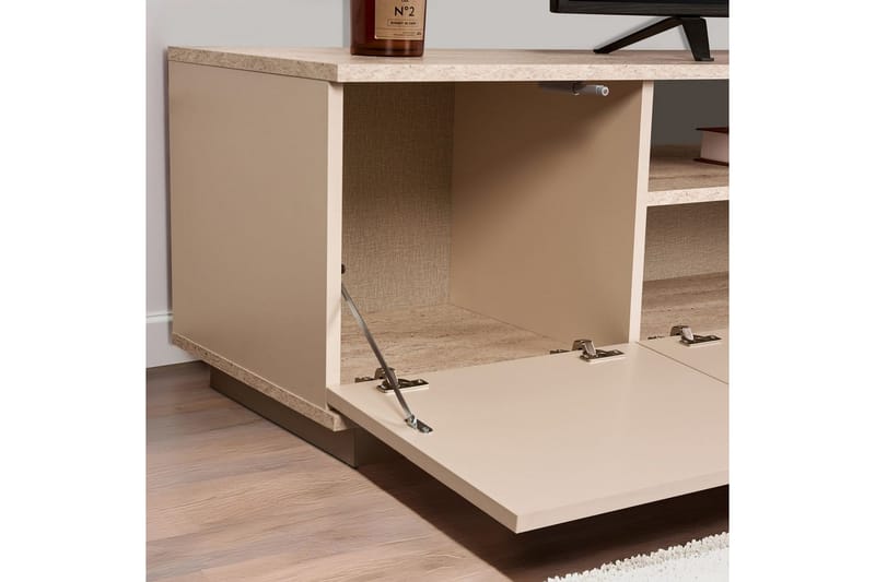 Meni Tv-bänk 180 cm - Mörkbrun/Taupe - Möbler - TV- & Mediamöbler - TV bänk & mediabänk
