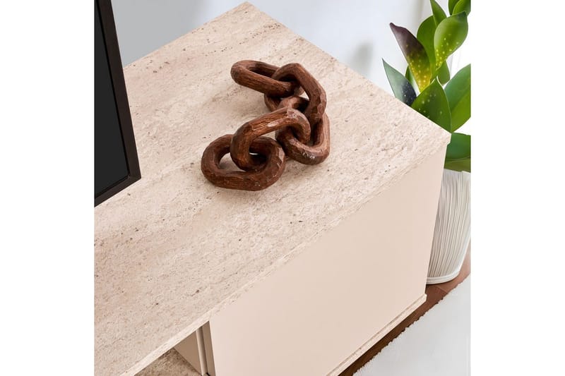 Meni Tv-bänk 180 cm - Mörkbrun/Taupe - Möbler - TV- & Mediamöbler - TV bänk & mediabänk