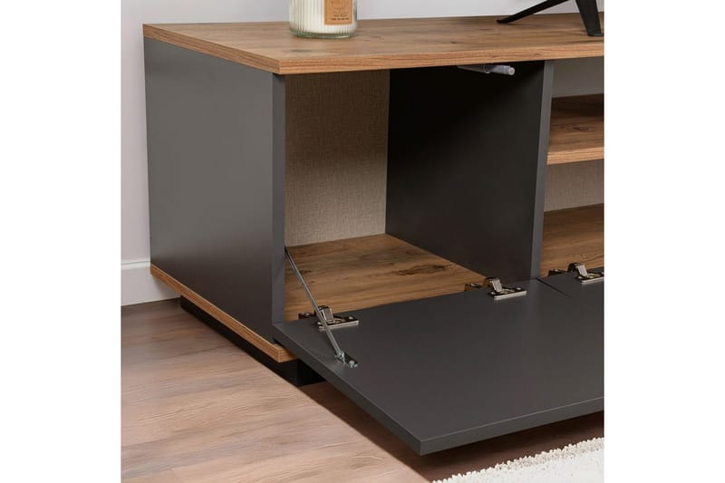 Meni Tv-bänk 180 cm - Natur/Antracit - Möbler - TV- & Mediamöbler - TV bänk & mediabänk