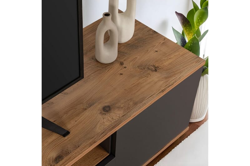 Meni Tv-bänk 180 cm - Natur/Antracit - Möbler - TV- & Mediamöbler - TV bänk & mediabänk
