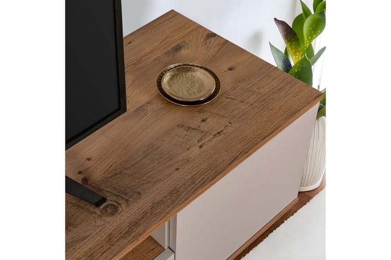 Meni Tv-bänk 180 cm - Natur/Gul - Möbler - TV- & Mediamöbler - TV bänk & mediabänk