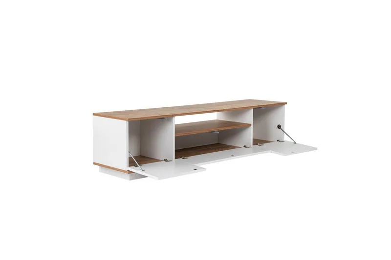 Meni Tv-bänk 180 cm - Natur/Vit - Möbler - TV- & Mediamöbler - TV bänk & mediabänk