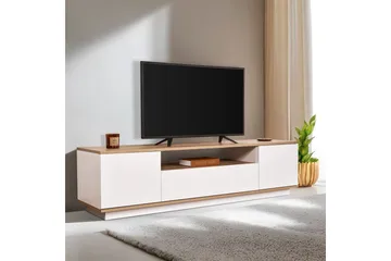 Meni Tv-bänk 180 cm - Natur/Vit - Möbler - TV- & Mediamöbler - TV bänk & mediabänk