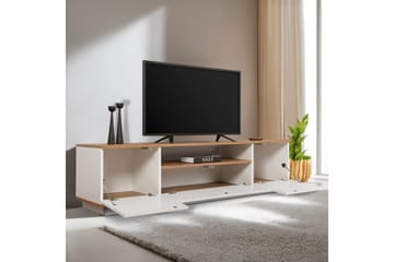 Meni Tv-bänk 180 cm - Natur/Vit - Möbler - TV- & Mediamöbler - TV bänk & mediabänk