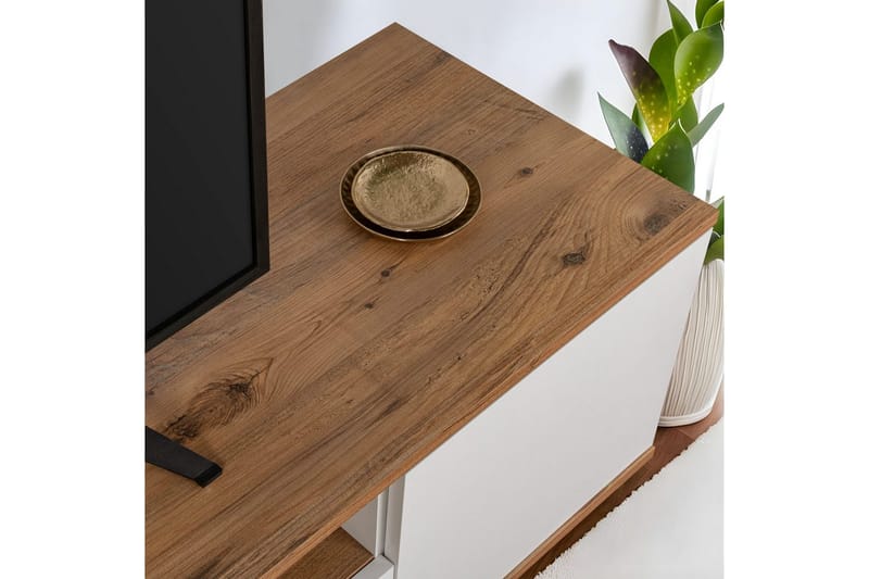 Meni Tv-bänk 180 cm - Natur/Vit - Möbler - TV- & Mediamöbler - TV bänk & mediabänk