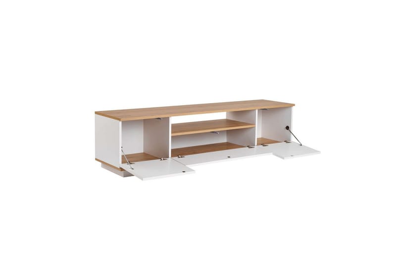 Meni Tv-bänk 180 cm - Natur/Vit - Möbler - TV- & Mediamöbler - TV bänk & mediabänk