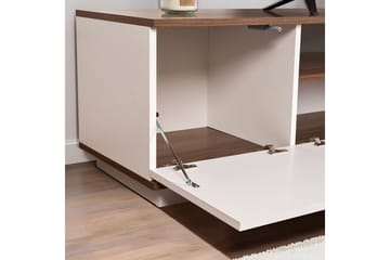 Meni Tv-bänk 180 cm - Vit/Brun - Möbler - TV- & Mediamöbler - TV bänk & mediabänk