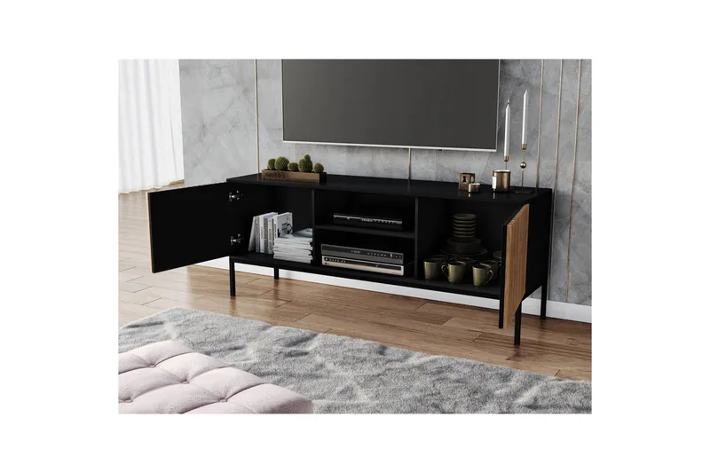 Meorati Tv-skåp 150 cm - Brun - Möbler - TV- & Mediamöbler - TV-skåp