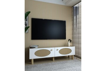 Mittopuri Tv-bänk 153,6 cm - Taupe - Möbler - TV- & Mediamöbler - TV bänk & mediabänk