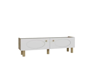 Mittopuri Tv-bänk 153,6 cm - Taupe/Vit - Möbler - TV- & Mediamöbler - TV bänk & mediabänk