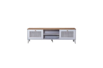 Mjudi Tv-bänk 55 cm - Ljusbrun/Vit - Möbler - TV- & Mediamöbler - TV bänk & mediabänk