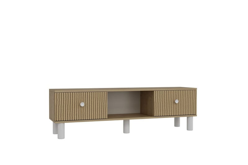 Mono Tv-bänk 150 cm - Brun/Rödfärgat trä - Möbler - TV- & Mediamöbler - TV bänk & mediabänk
