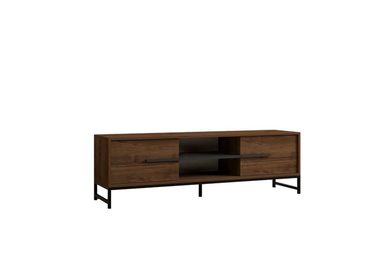 Mono Tv-bänk 160 cm - Mörkfärgat trä - Möbler - TV- & Mediamöbler - TV bänk & mediabänk