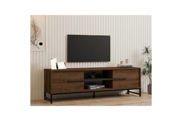 Mono Tv-bänk 160 cm - Mörkfärgat trä - Möbler - TV- & Mediamöbler - TV bänk & mediabänk