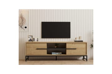 Mono Tv-bänk 160 cm - Mörkfärgat trä - Möbler - TV- & Mediamöbler - TV bänk & mediabänk