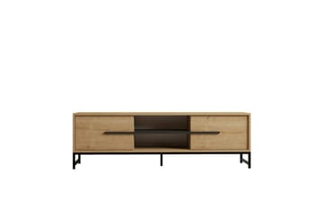 Mono Tv-bänk 160 cm - Mörkfärgat trä - Möbler - TV- & Mediamöbler - TV bänk & mediabänk