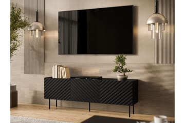 Munkedal Tv-bänk 166 cm - Svart - Möbler - TV- & Mediamöbler - TV bänk & mediabänk