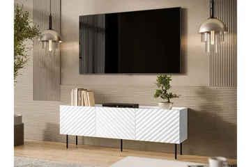 Munkedal Tv-bänk 166 cm - Vit - Möbler - TV- & Mediamöbler - TV bänk & mediabänk