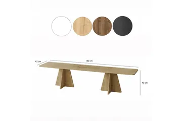 Munne Tv-bänk 180 cm - Ek - Möbler - TV- & Mediamöbler - TV bänk & mediabänk