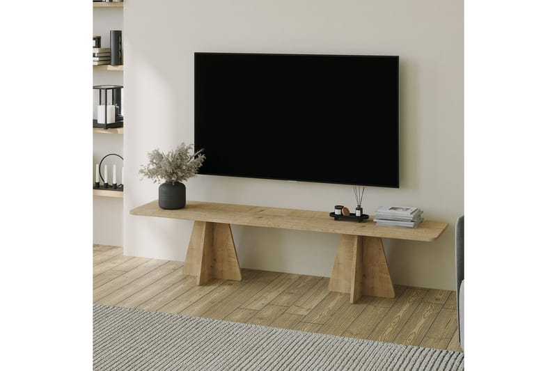 Munne Tv-bänk 180 cm - Ek - Möbler - TV- & Mediamöbler - TV bänk & mediabänk