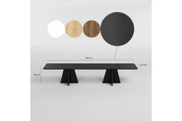 Munne Tv-bänk 180 cm - Svart - Möbler - TV- & Mediamöbler - TV bänk & mediabänk