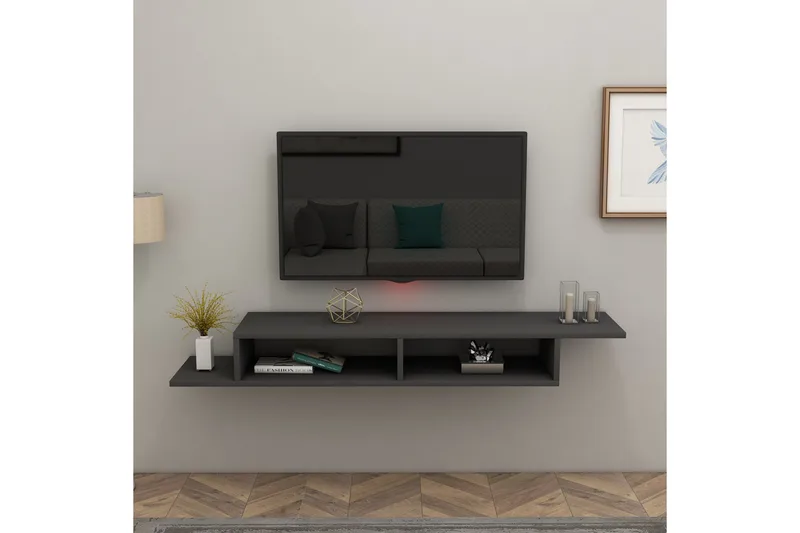 Muson Tv-bänk 120 cm - Antracit - Möbler - TV- & Mediamöbler - TV bänk & mediabänk