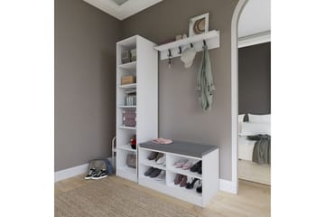 Nagouri Tv-möbelset 130x35 cm - Vit - Möbler - TV- & Mediamöbler - TV-möbelset