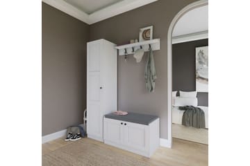 Nagouri Tv-möbelset 130x35 cm - Vit - Möbler - TV- & Mediamöbler - TV-möbelset