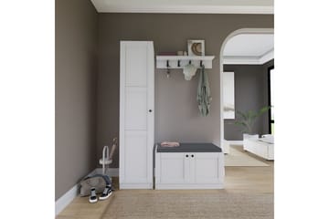 Nagouri Tv-möbelset 130x35 cm - Vit - Möbler - TV- & Mediamöbler - TV-möbelset