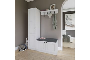 Nagouri Tv-möbelset 130x35 cm - Vit - Möbler - TV- & Mediamöbler - TV-möbelset