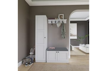 Nagouri Tv-möbelset 130x35 cm - Vit - Möbler - TV- & Mediamöbler - TV-möbelset