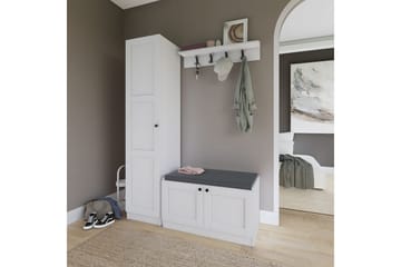 Nagouri Tv-möbelset 130x35 cm - Vit - Möbler - TV- & Mediamöbler - TV-möbelset