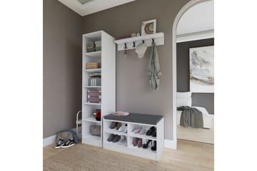 Nagouri Tv-möbelset 130x35 cm - Vit - Möbler - TV- & Mediamöbler - TV-möbelset