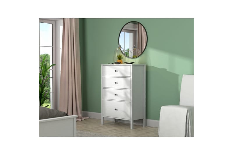 Navric Tv-skåp 77 cm - Natur/Vit - Möbler - TV- & Mediamöbler - TV-skåp